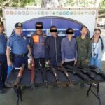 8 high-powered firearms, gi-surrender sa 3 ka kanhi NPA members