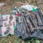 High-powered firearms ug explosives, narekober sa Bukidnon