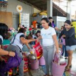 Suan nagdala og tabang sa mga biktima sa sunog sa Brgy. Patag