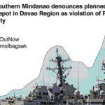 BAYAN-SMR, gikondena ang us oil depot plan sa Davao Gulf