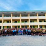 Cabadbaran Cops uban ang 120 Criminology Interns, niduyog sa National Brigada Eskwela Kick-off Program