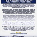 Opisyal nga pamulong sa PNP bahin sa nagpadayong rally sa Edsa