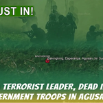 Pagkamatay sa 3 ka NPA rebels sa Esperanza, AgSur, gikumpirma sa military